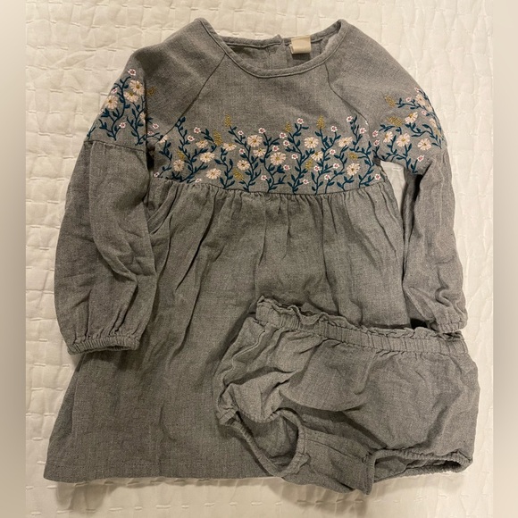 Tucker + Tate Other - Tucker + Tate Embroidered Baby Girl Dress and Bloomers Size 24 Months